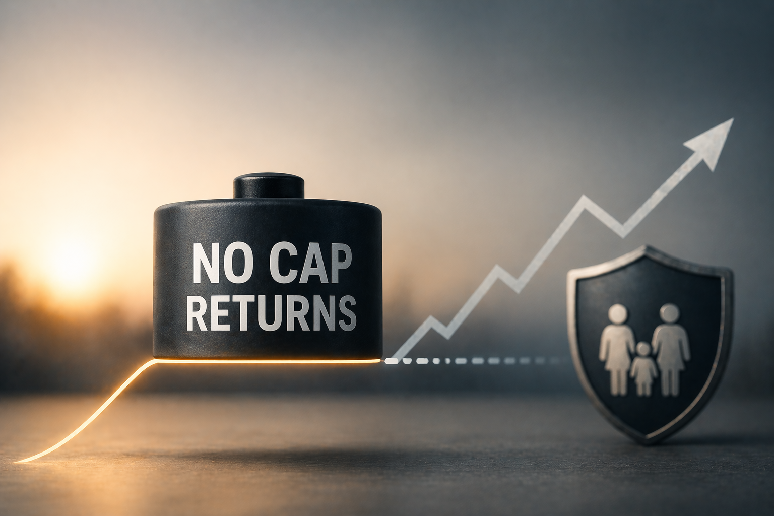 “No Cap Returns” in Insurance — What It Really Means (And What Most People Miss)